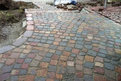 Cariboo Cresent Cobble Stone Driveway with Stair