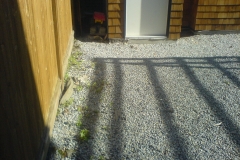 Raised Planters, Paving Slabs, Grass