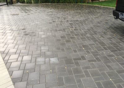 Paving Stone Driveway Installation